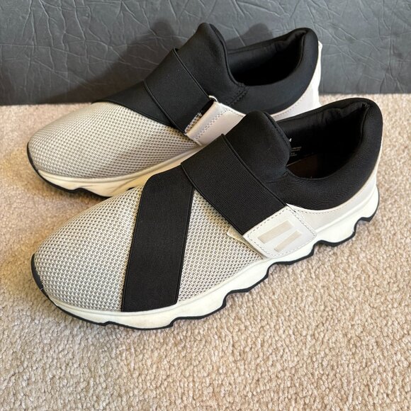 Cushionaire Women's Slide on Shoes Size 9M Gray Black ZIA - Picture 1 of 10